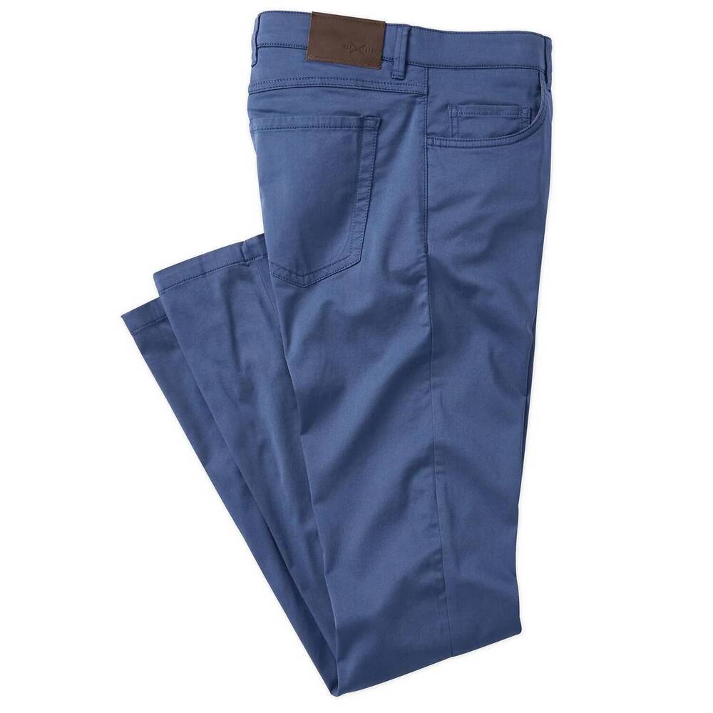NEW BALLIN men's crescent xtreme comfort sateen pants in mariner